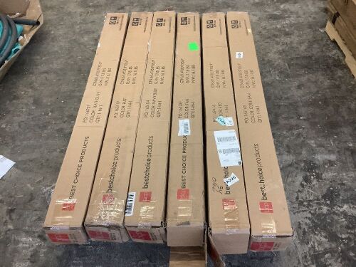 Lot of (6) 10' Solar Patio Umbrellas - Uninspected - Lot 661