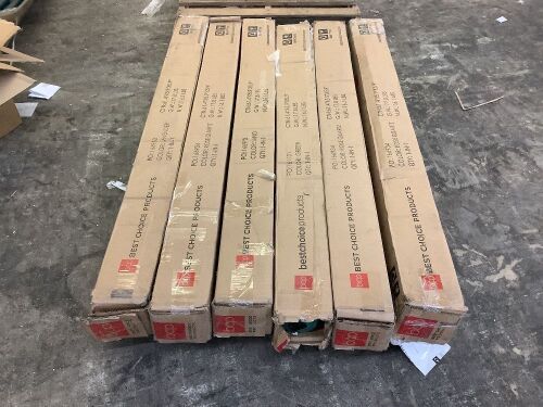 Lot of (6) 10' Solar LED Patio Umbrellas - Uninspected - Lot 668