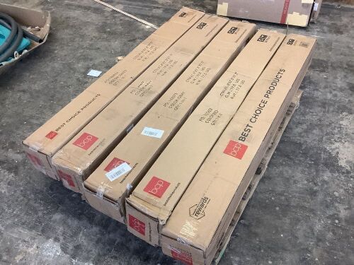 Lot of (5) 3 Tier Solar Patio Umbrellas w/ Lights - Uninspected - Lot 669
