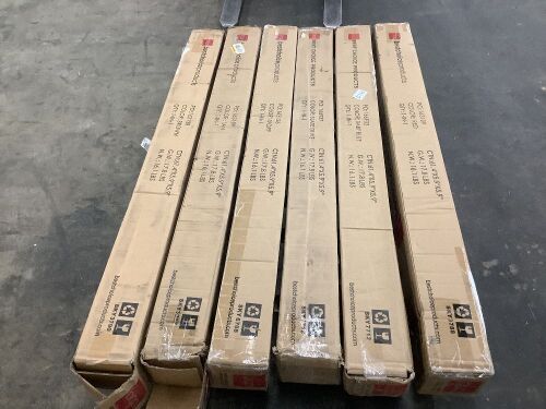 Lot of (6) 10' Solar LED Patio Umbrellas - Uninspected - Lot 740