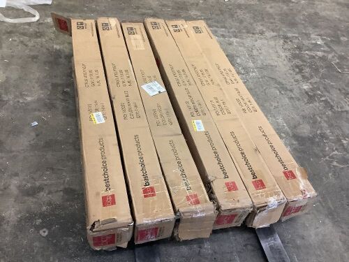 Lot of (6) 10' Solar LED Patio Umbrellas - Uninspected - Lot 741