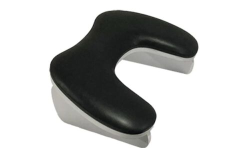  U-Shape Microfiber PU Leather Manicure Pillow and Wooden Stand - Lot 503