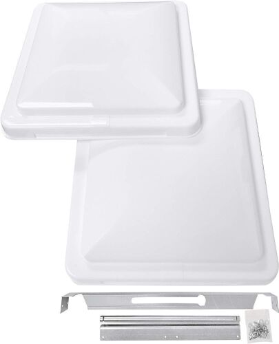 Camp'N 14" Universal RV, Trailer, Camper, Motorhome Roof Vent Cover, 2 Pack - Lot 523
