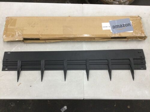 Black Steel Landscape Edging, 39" with 3" Tooth, 5 Pack  - Lot 701