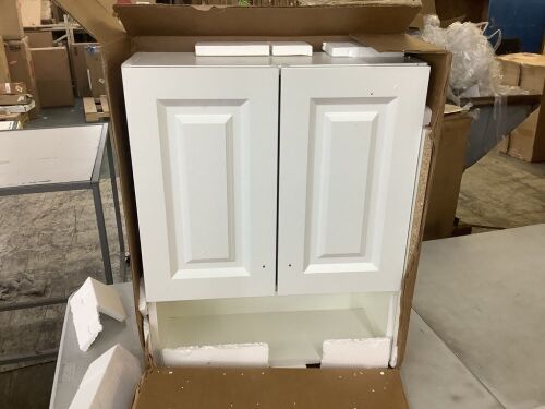 Glacier Bay Bath Storage Cabinet - Scratch/Dent  - Lot 287