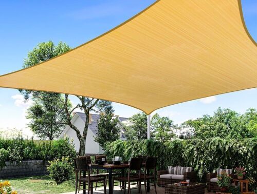 Quictent 24' x 24' Square Shade Sail for Patio  - Lot 221