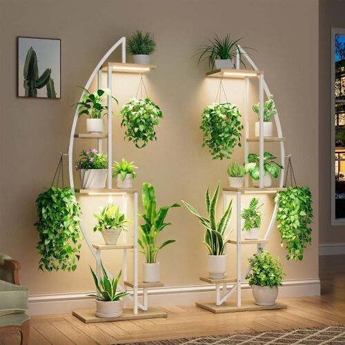 Multi Tier Indoor Plant Stand Shelf  - Lot 129