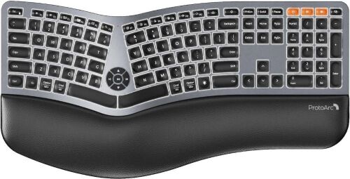 ProtoArc Backlit Wireless Ergonomic Keyboard - Lot 638