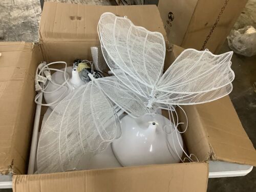 Butterfly Lights, 2 pc  - Lot 458