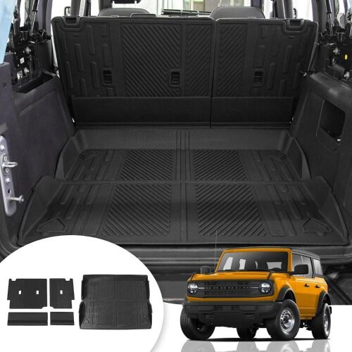 Back Seat Cover Protector Cargo Liner for 2021-2024 Ford Bronco 4 Door  - Lot 508