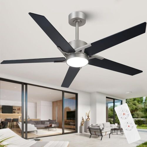 Morkefan 52 Inch Ceiling Fan with Light - Lot 578