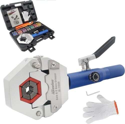Hydraulic Hose Crimper AC Crimping Tool for Barbed and Beaded Hose Fittings - Lot 188