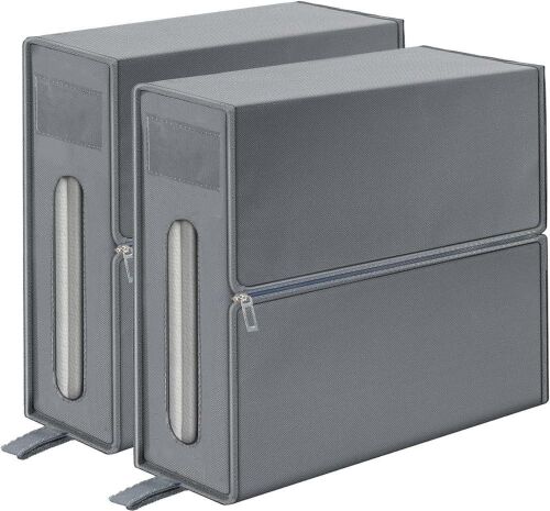  ROJA 2 Pack Bed Sheet Organizers and Storage with Sheet-Folding Assisting Flaps, Queen/King Size - Lot 306
