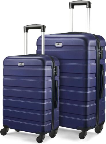 3 Piece Hardshell Luggage Set, Dark Blue  - Lot 52