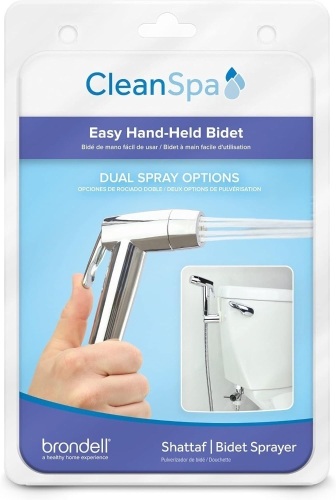 Brondell CSE-37 Easy Hand Held Bidet Sprayer with Dual Spray Adjustments in Chrome - Lot 187b