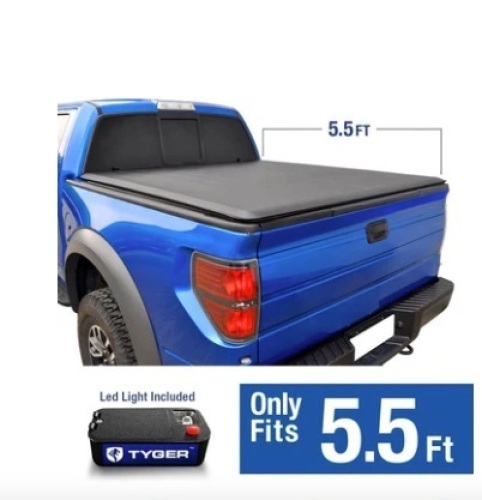 5.5' SHORT BED ROLL UP SOFT TONNEAU COVER FITS FORD F-150 2004-2018 - Lot 487