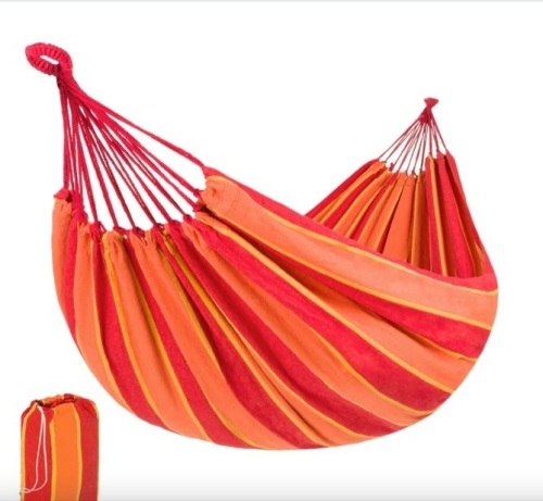 2-Person Brazilian-Style Double Hammock w/ Portable Carrying Bag - Lot 495