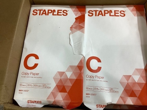 10 reams of 500 sheets each c copy paper - Lot 497