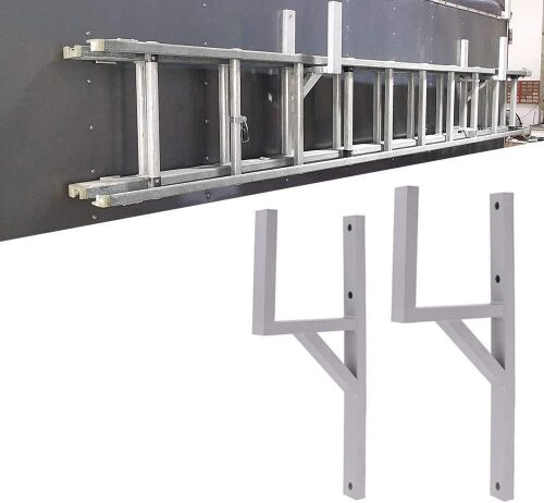  Universal Cargo Aluminum Side Mount Ladder Racks Fit for Enclosed Trailer Exterior or Interior Side Wall - Lot 133