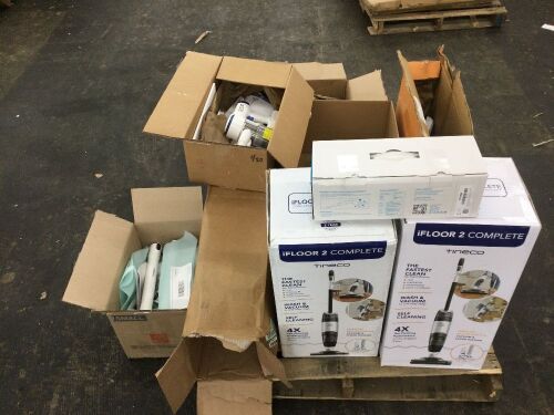 Pallet of (9) Vacuum Cleaners & (1) Scrubber - Uninspected - Lot 340