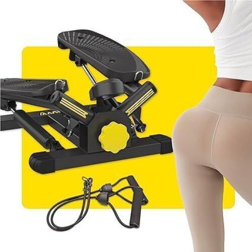 Twist Stepper with Resistance Bands, 300LBS Weight Capacity - Lot 523