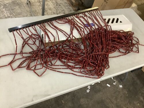 FlavorThings Bamboo Beaded Curtain - Lot 529