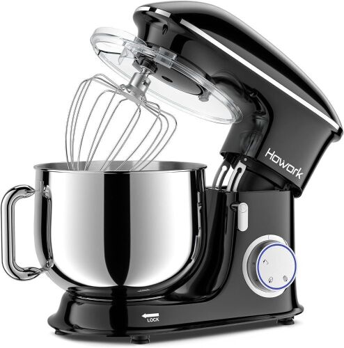  HOWORK 8.5QT Stand Mixer, 660W 6+P Speed Tilt-Head - Lot 142