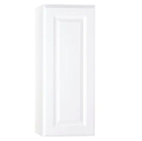 Hampton Bay Hampton 12 in. W x 12 in. D x 30 in. H Assembled Wall Kitchen Cabinet in Satin White - Lot 69