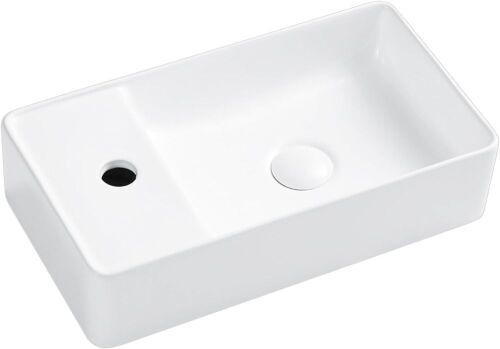 Eridanus Floating Wall Mount Vessel Sink, 18" x 10"  - Lot 150