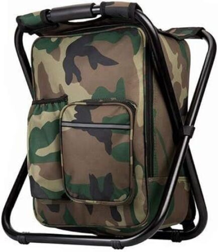 Folding Cooler Backpack Stool  - Lot 244