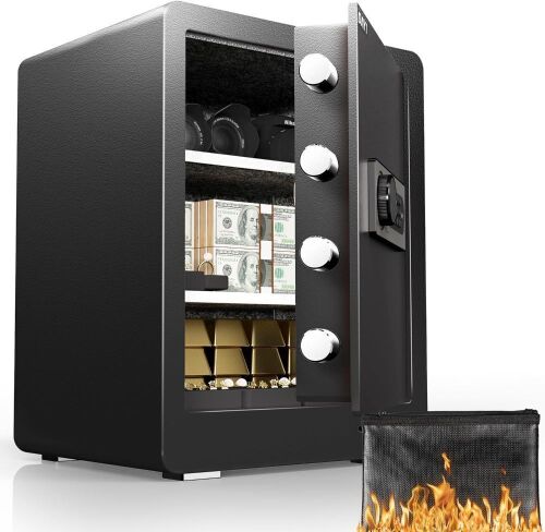 DAYI 1.8 Cu Ft Home Safe with Removable Shelf - Lot 97