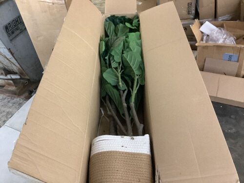 6' Artificial Fiddle Tree  - Lot 368