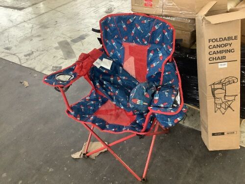 Ozark Trail Oversized Mesh Folding Cooler Chair Bombpop - Lot 457