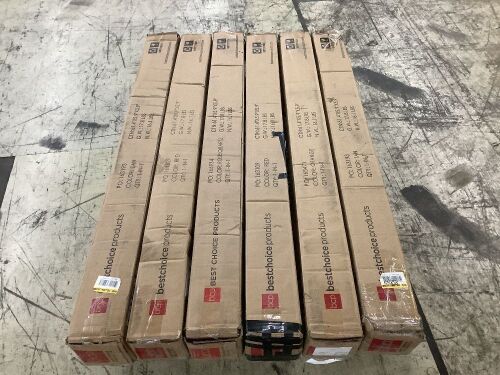 Lot of (6) 10' Solar LED Patio Umbrellas - Uninspected  - Lot 558