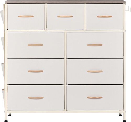 Z-hom Dresser with 9 Fabric Drawers  - Lot 642