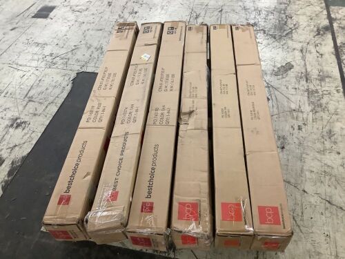 Lot of (6) 10' Patio Umbrellas, Some LED - Uninspected - Lot 755