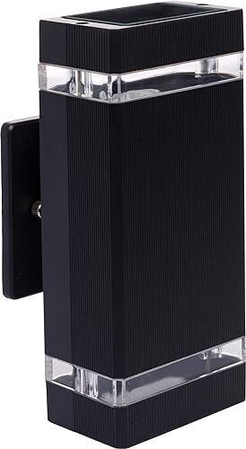 12-Pack GreenLighting 800 Lumen Hard Wired AC 110-130V Rectangle Up/Down Outdoor Wall Light - Lot 566