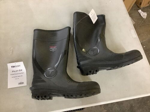 Tingley Pilot G2 Composite Safety Toe Rubber Boots, Size 14 - Lot 614