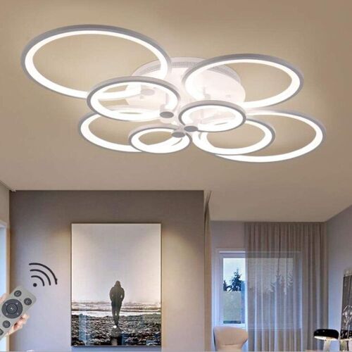  Modern Ring Flush Mount LED Dimmable Ceiling Light  - Lot 624