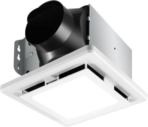 Bathroom Exhaust Fan with Light 110 CFM 6500K 800LM  - Lot 730