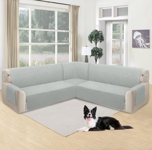 Corner Sectional Couch Cover, Small  - Lot 314
