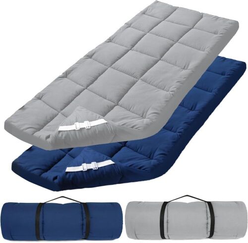 Quilted Cot Mattress Topper 75" x 30", 2 Pack   - Lot 687