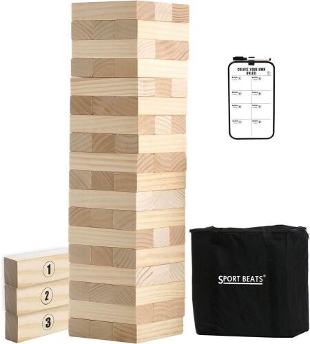 PORT BEATS Outdoor Large Tower Game - Damaged Carry Bag  - Lot 486