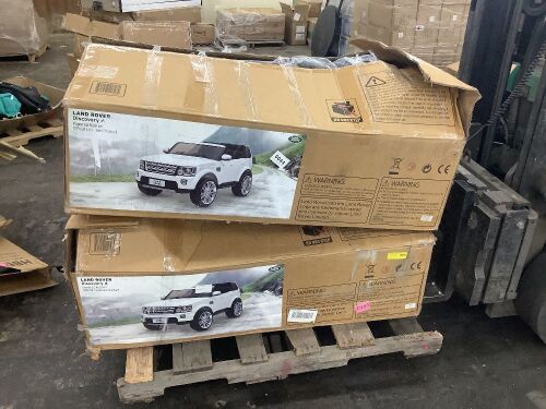 Lot of (2) 12V 2-Seater Ride-On w/ Parent Remote Control - Uninspected  - Lot 42