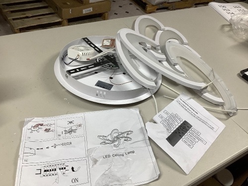 Led ceiling lamp-missing hardware - Lot 126
