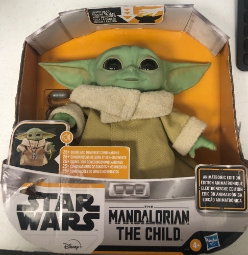 Animatronic Mandalorian The Child, Works, E-Commerce Return, Sold as is - Lot 16