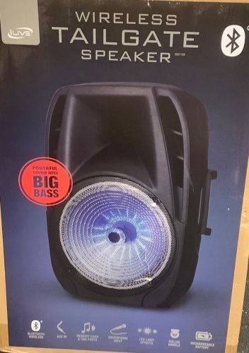 ILive Tailgate Speaker, E-Commerce Return, Missing Charger, Sold as is - Lot 17
