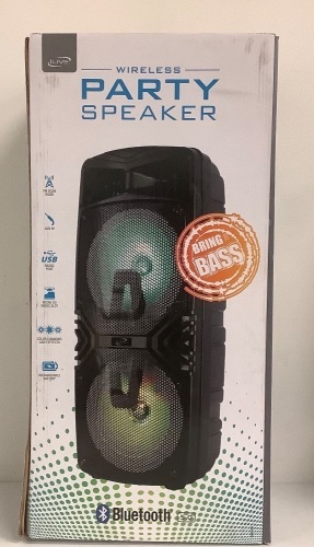 iLive Wireless Party Speaker, Works, E-Commerce Return, Sold as is - Lot 29