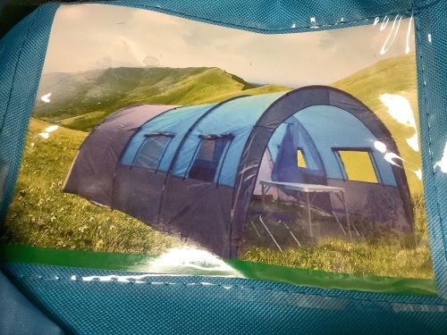 Large Blue Tent With Tent Cover, E-Commerce Reurn, Sold as is - Lot 46