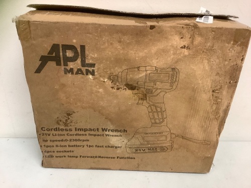 APL Man Cordless Impact Wrench, Appears New - Lot 79